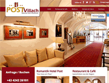 Tablet Screenshot of hotel-villach.com